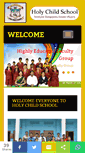 Mobile Screenshot of holychildschool.net