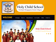 Tablet Screenshot of holychildschool.net